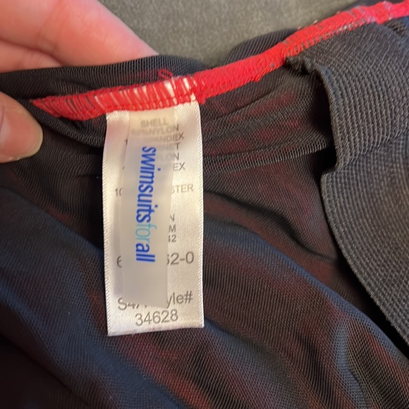 Swimsuits For All One Shoulder Ruffle Swimsuit Size 18 - Picture 8 of 9